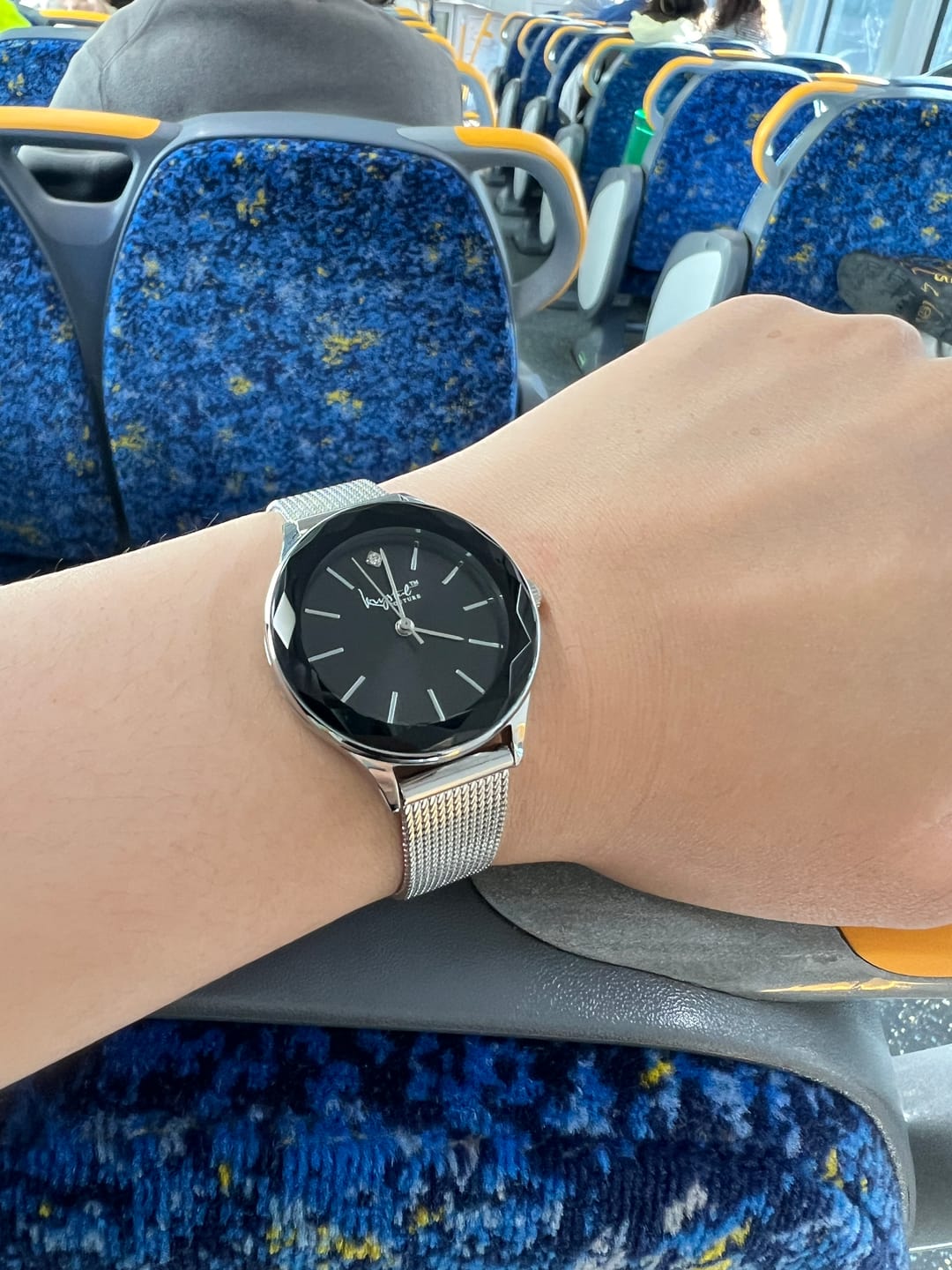 Customer photo review of Krystal Couture Geometric Mineral Glass Feat Swarovski® Crystal Watch