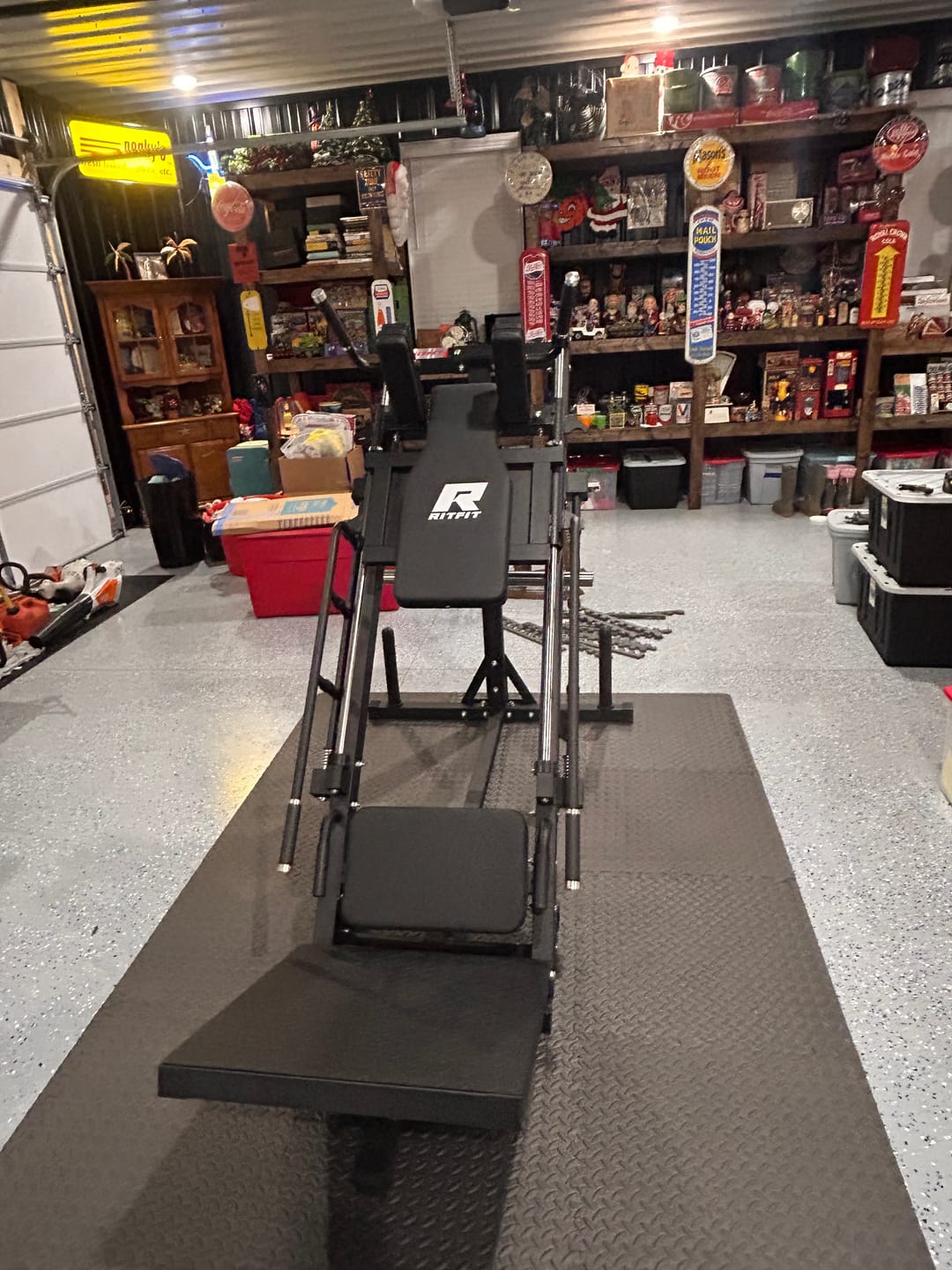 Customer photo review of RitFit BLP01 45 Degree 3-In-1 Leg Press Hack Squat and Calf Raise Machine