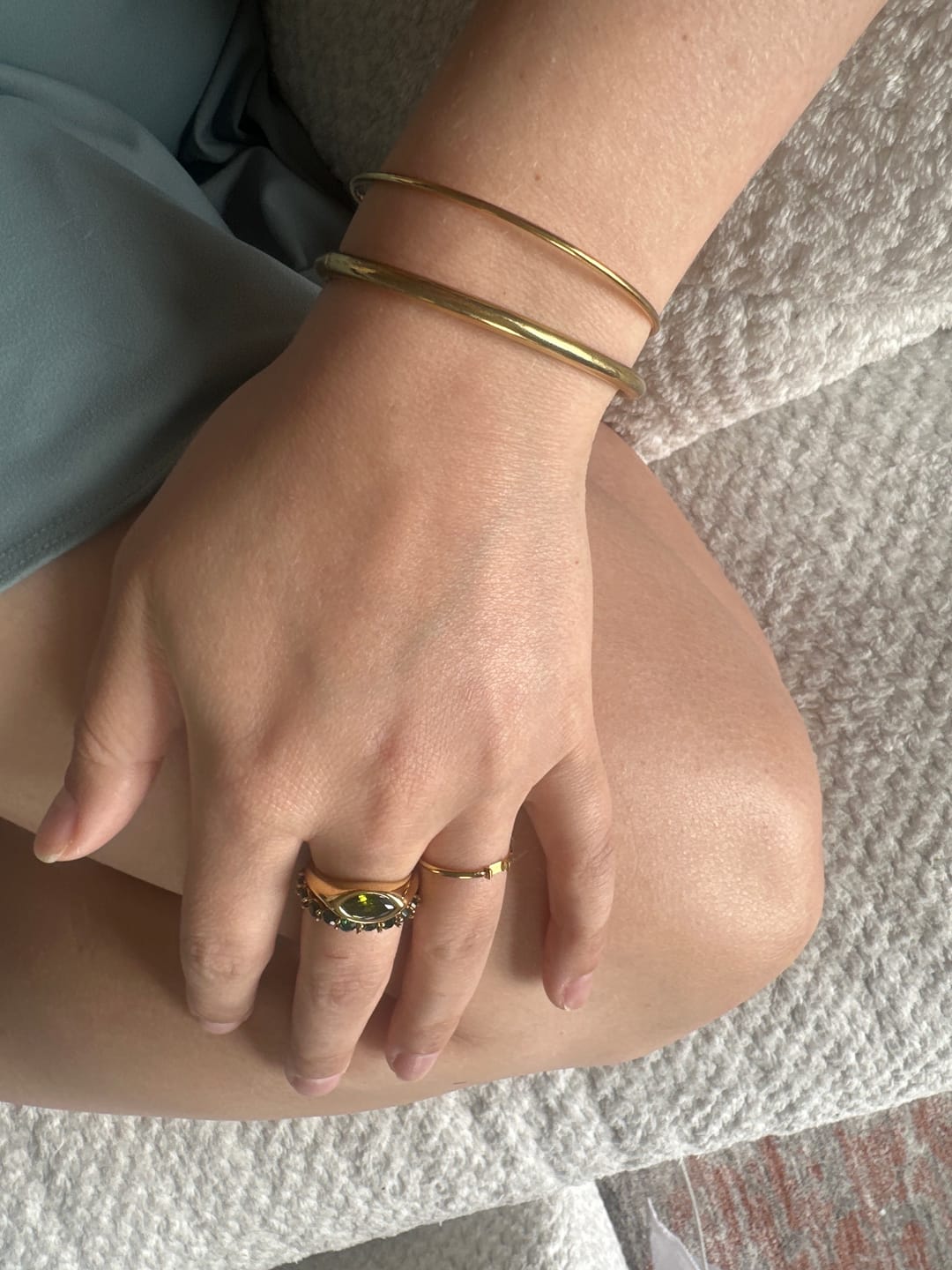 Customer photo review of Eli Gold Bangle