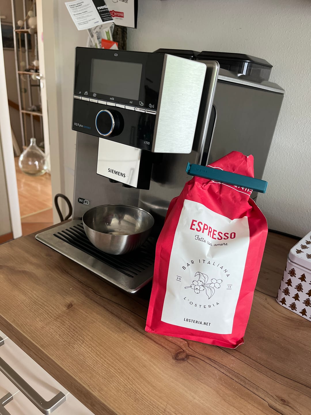 Customer photo review of L'Osteria Espresso Vorteilspack 2 x 1 Kg