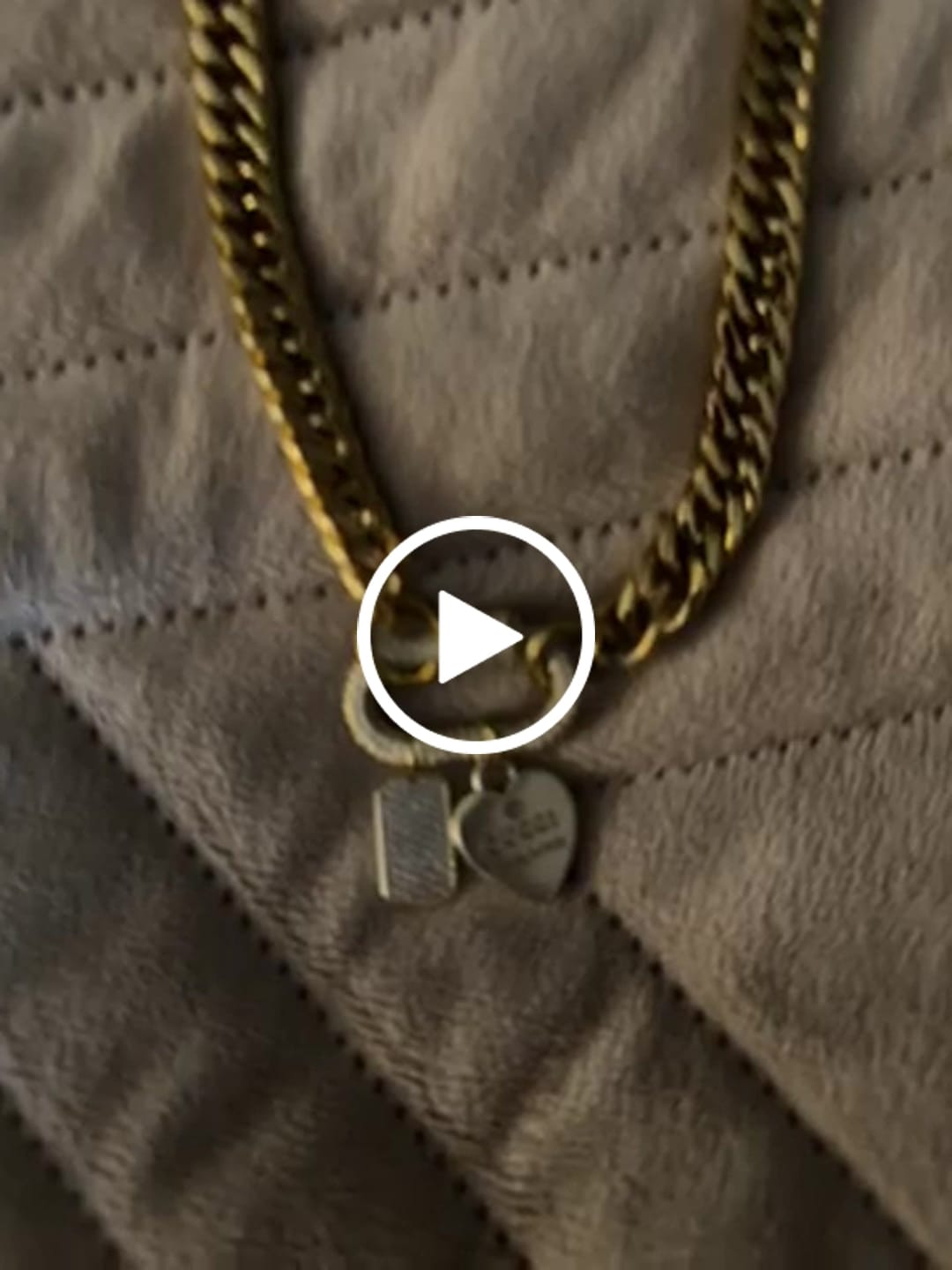 Customer video review of Lover Charm Necklace