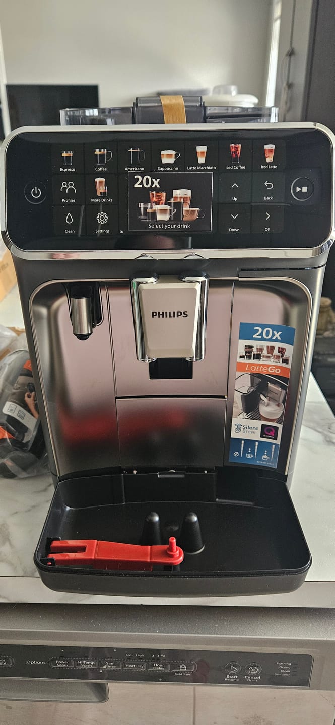 Customer photo review of Philips - Series 5500 LatteGo EP5544/90