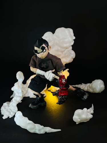 Customer photo review of Bandai 66677 TAMASHII EFFECT SMOKE WHT