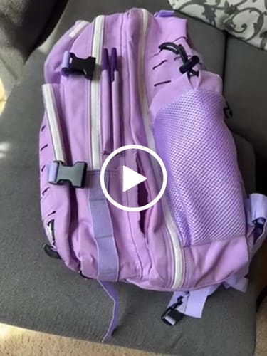 Customer video review of Gen 3 Lavender 45L Backpack