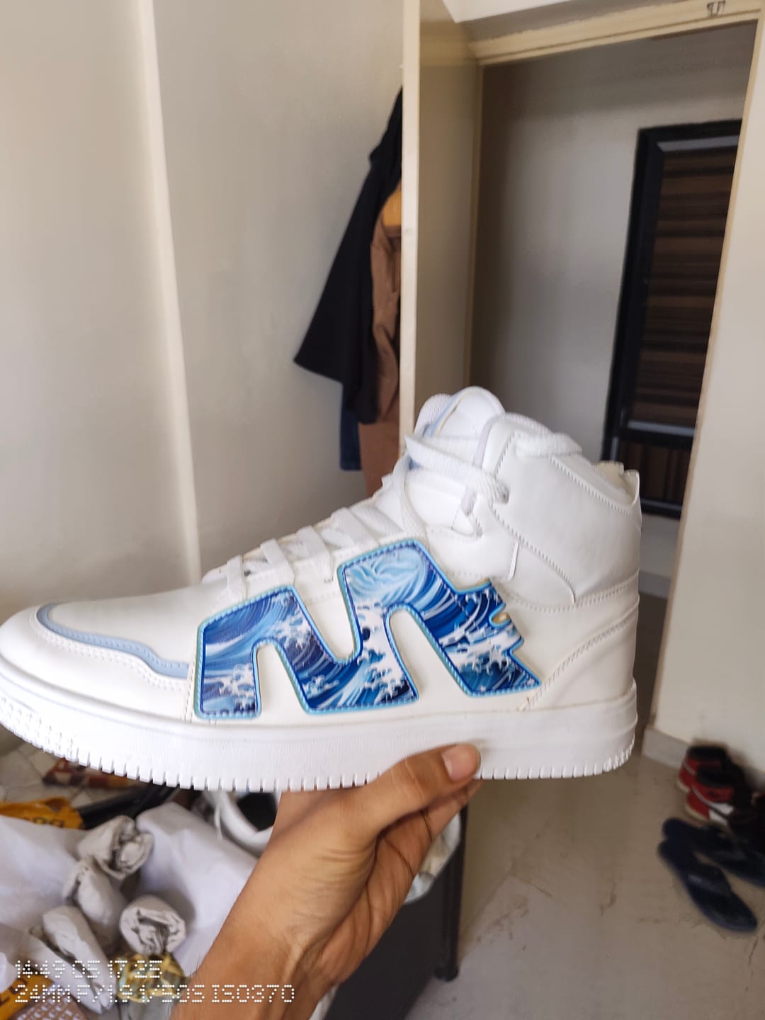 Customer photo review of Bacca Bucci High-Top PATCH-PLAY Men's Sneakers