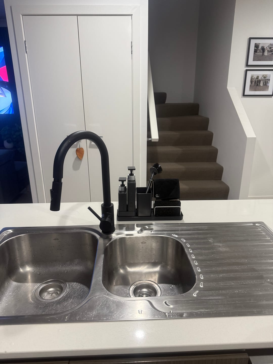 Customer photo review of Drip Deck - Premium Kitchen Sink Caddy