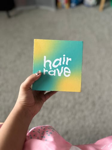 Customer photo review of hair rave