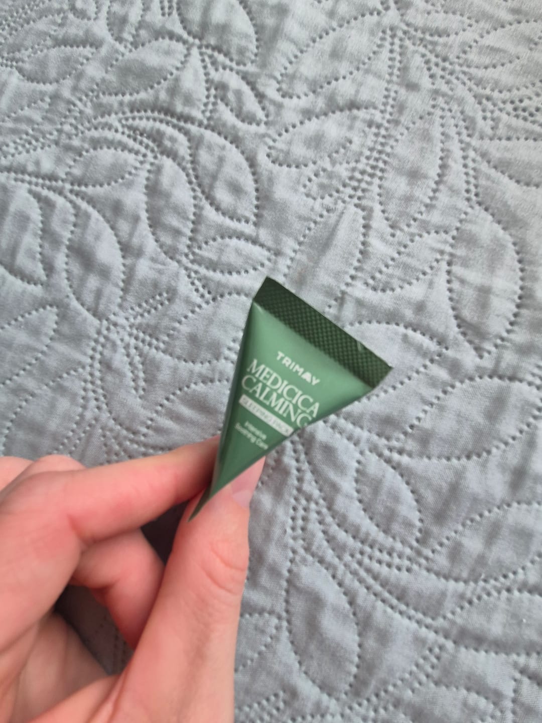 Customer photo review of Nomierinoša nakts maska ar Āzijas centellu Trimay Medicica Calming Sleeping Pack