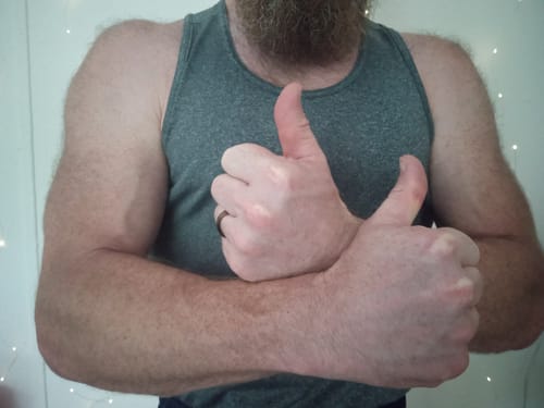 Customer photo review of 38" Yellow Band