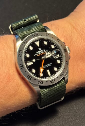 Customer photo review of Five Eye Nylon Watch Strap - Solid