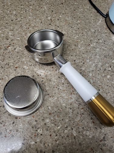 Customer photo review of Bottomless Portafilter (Hybrid)
