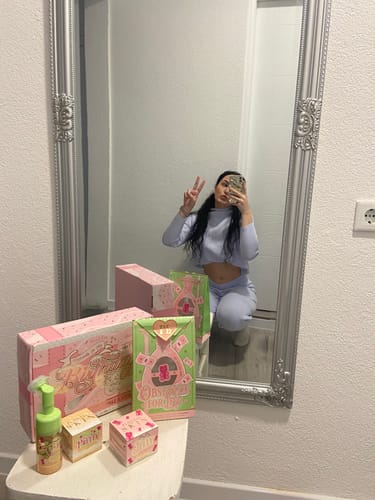 Customer photo review of P. Louise Obsessed For Less Skincare Bundle