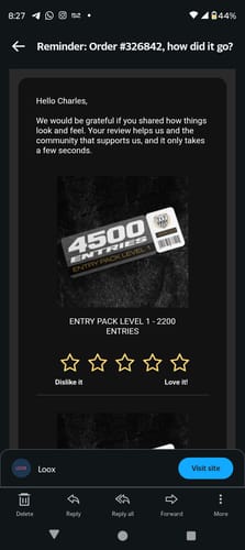 Customer photo review of ENTRY PACK LEVEL 1 - 2200 ENTRIES