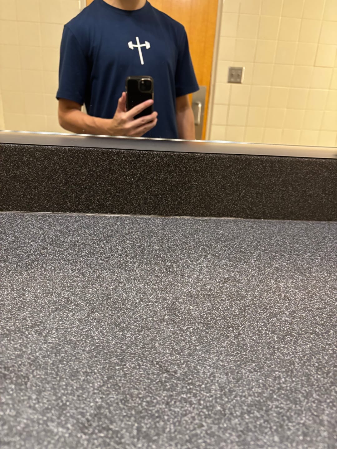 Customer photo review of Matthew 19:26 Performance Tee