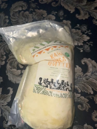 Customer photo review of Premium + Authentic Raw Shea Butter