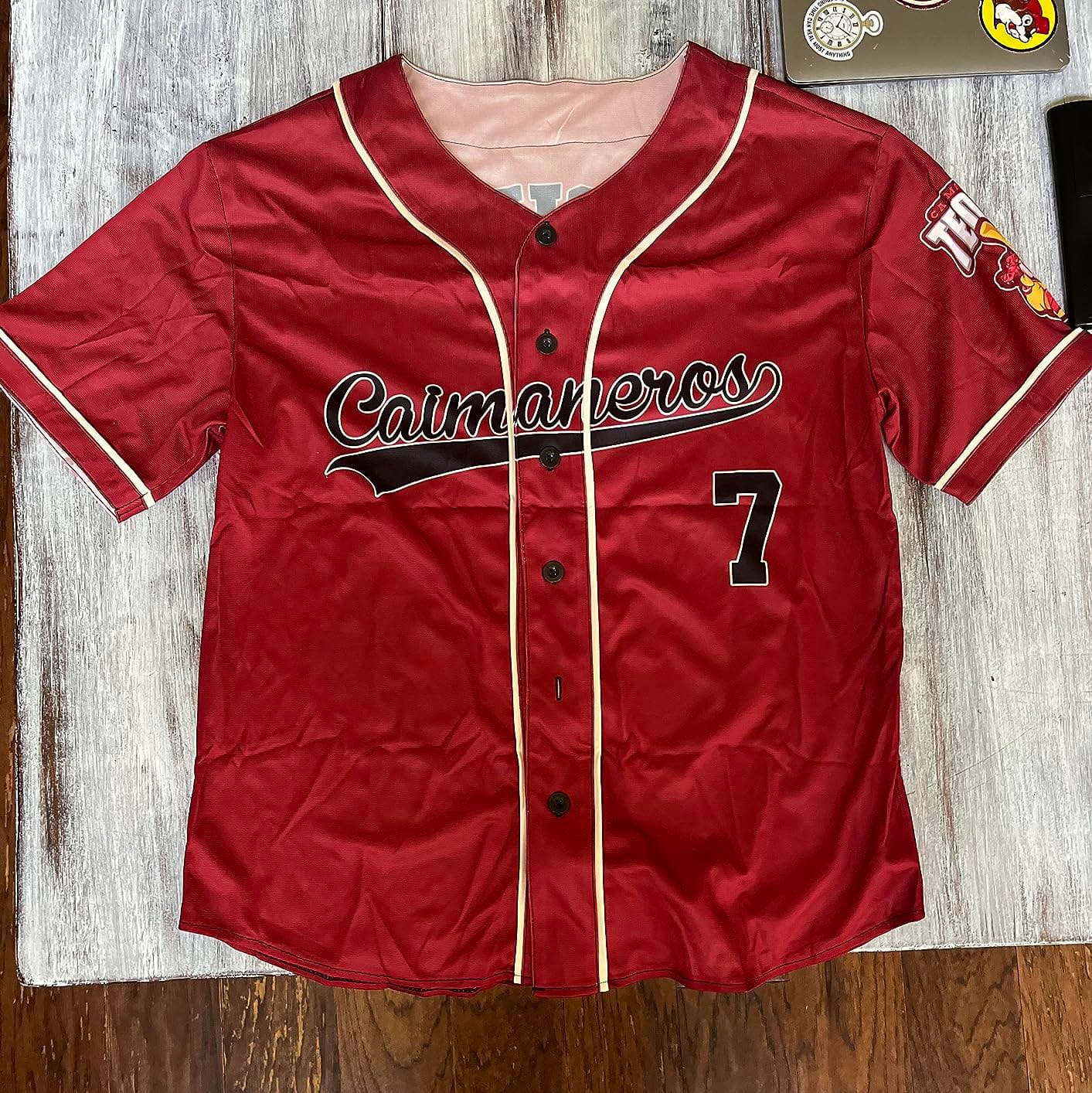 Customer photo review of Custom Baseball Jersey Stitched Personalized Baseball Sports Uniform For Men Women Boy