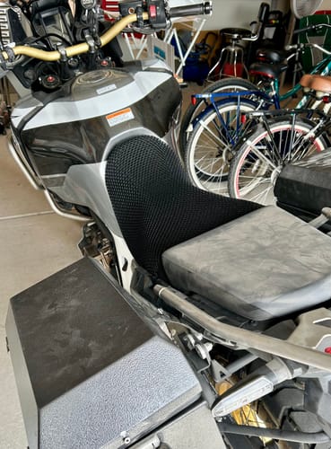 Customer photo review of Wind Rider Seat Cover