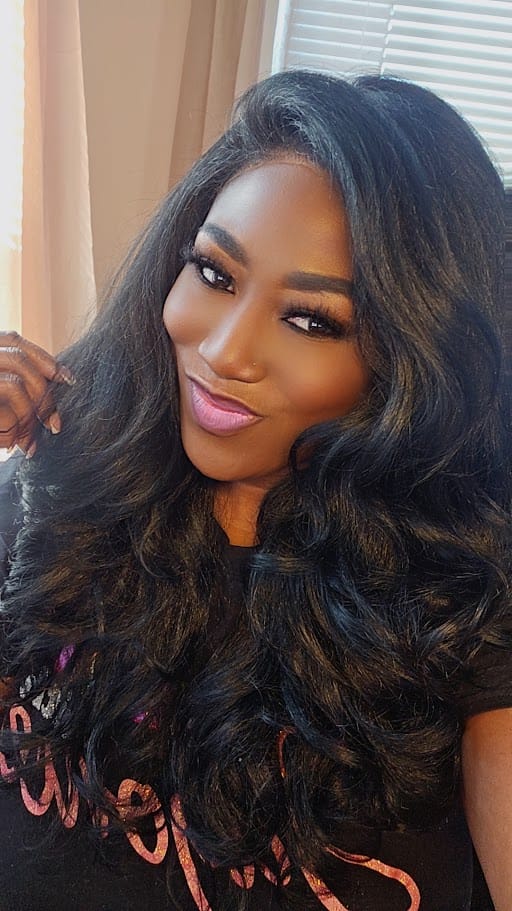 Customer photo review of Sensationnel Cloud 9 What Lace Glueless Swiss 13x6 HD Lace Front Wig - ADANNA