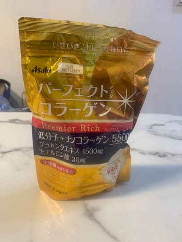 Customer photo review of Asahi Perfect Asta Premier Rich 完美膠原蛋白粉