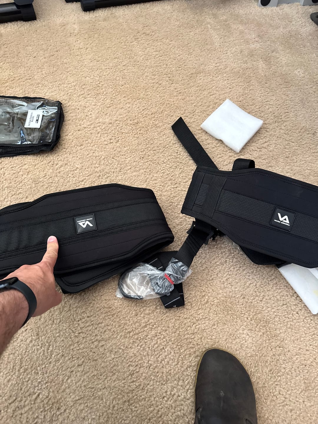 Customer photo review of Split Squat Resistance Band Belt