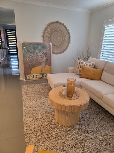 Customer photo review of Palmeras by Julie Celina | Art Print