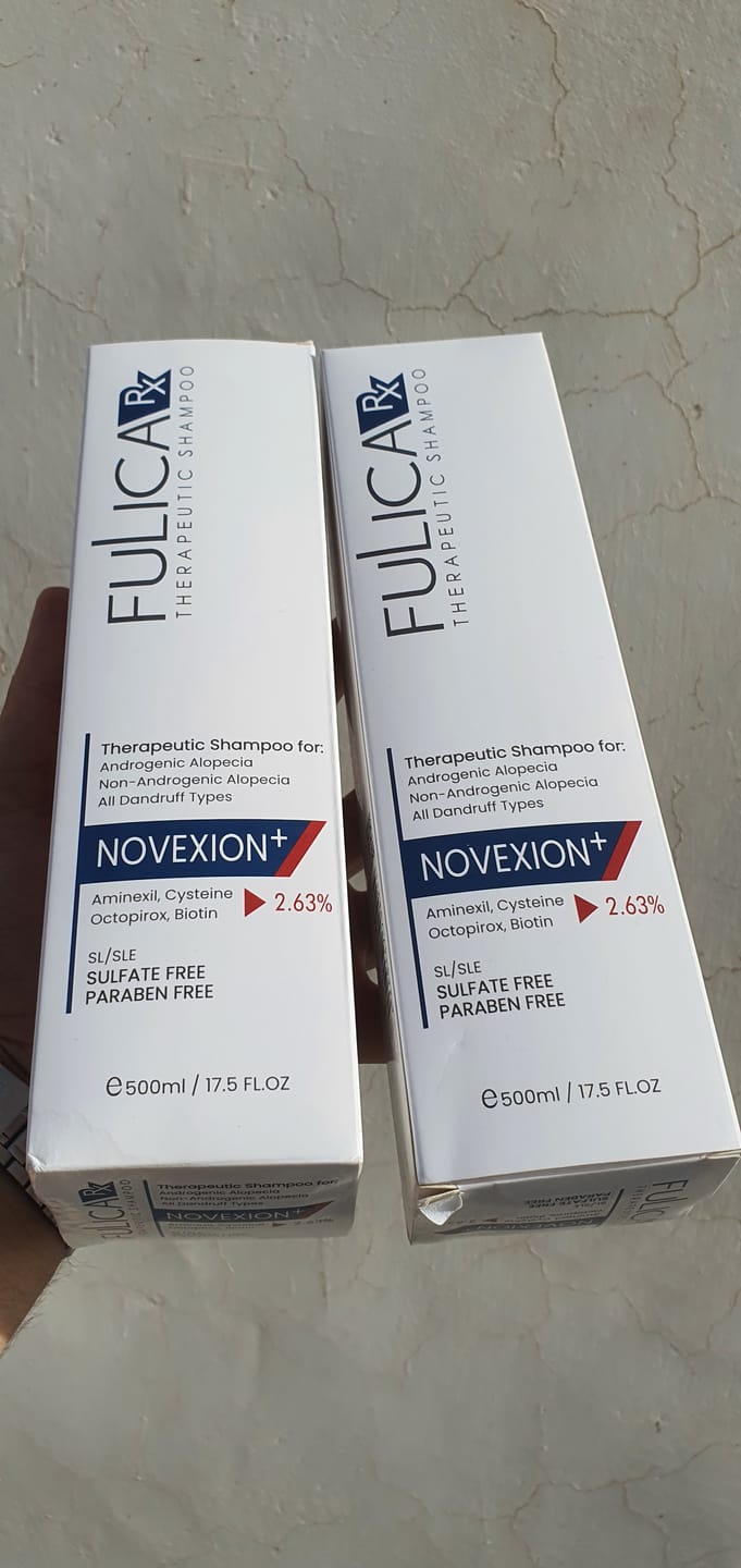 Customer photo review of Fulica Rx™ - Novexion⁺ Anti-Dandruff Shampoo