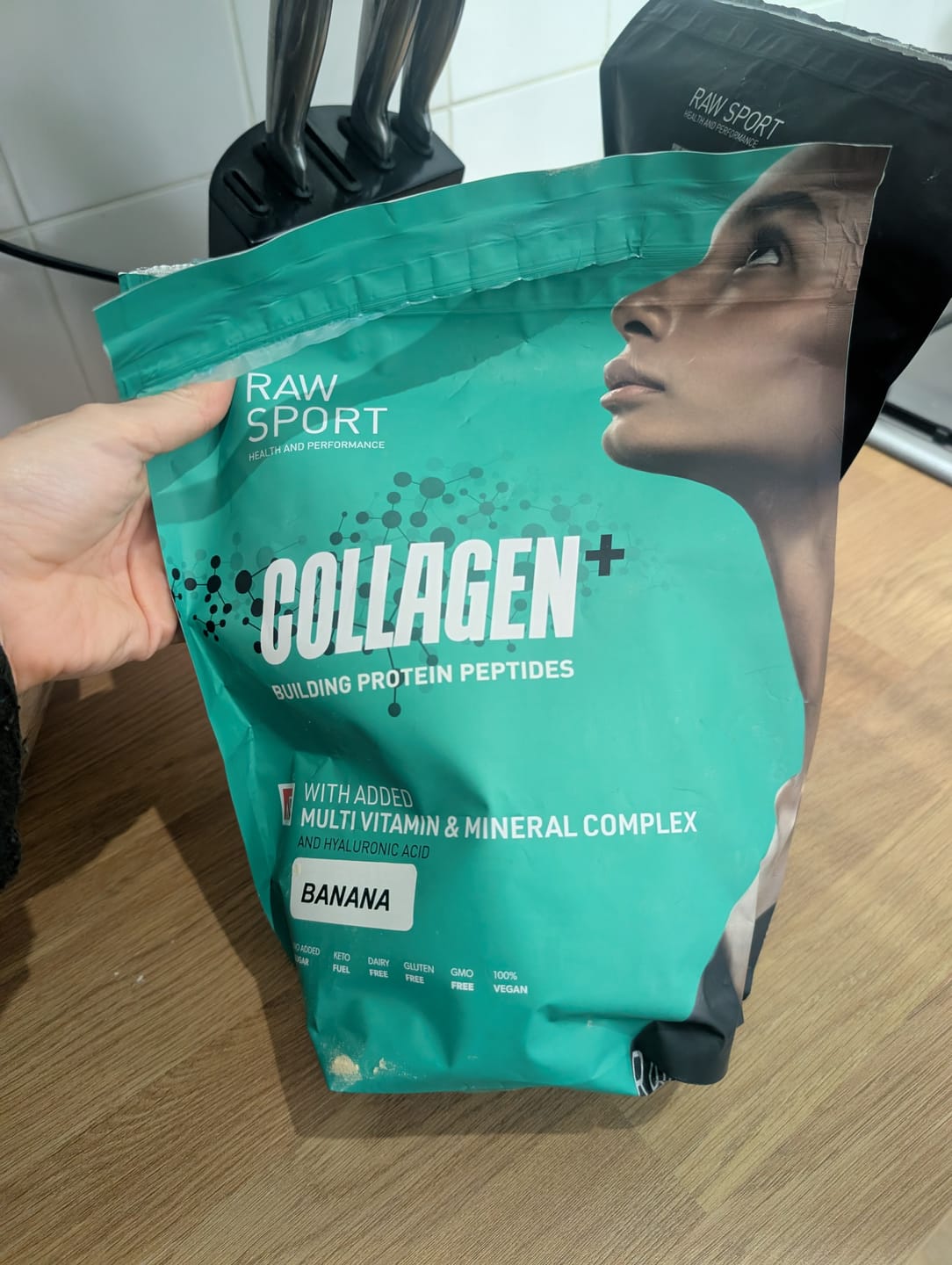 Customer photo review of Collagen Peptide Protein Powder