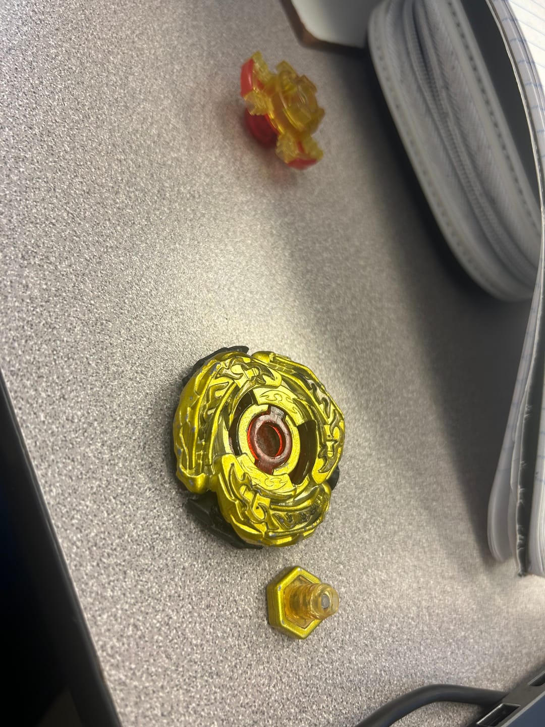 Customer photo review of L-Drago Destructor / Destroy DF105 GOLD Armored Version Beyblade Booster