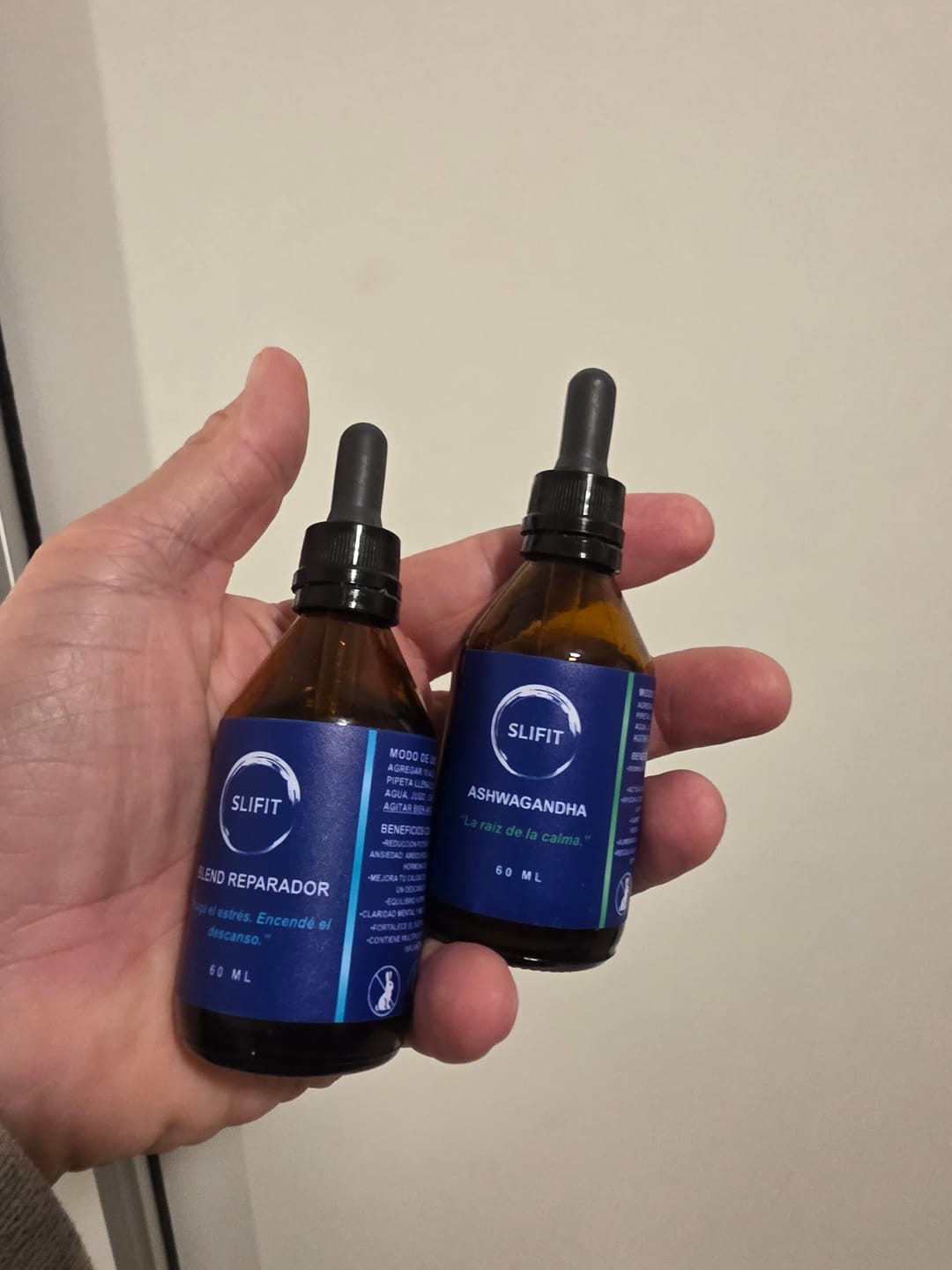 Customer photo review of BLEND REPARADOR 😴 (Reishi + Ashwagandha)  -  (60ml)