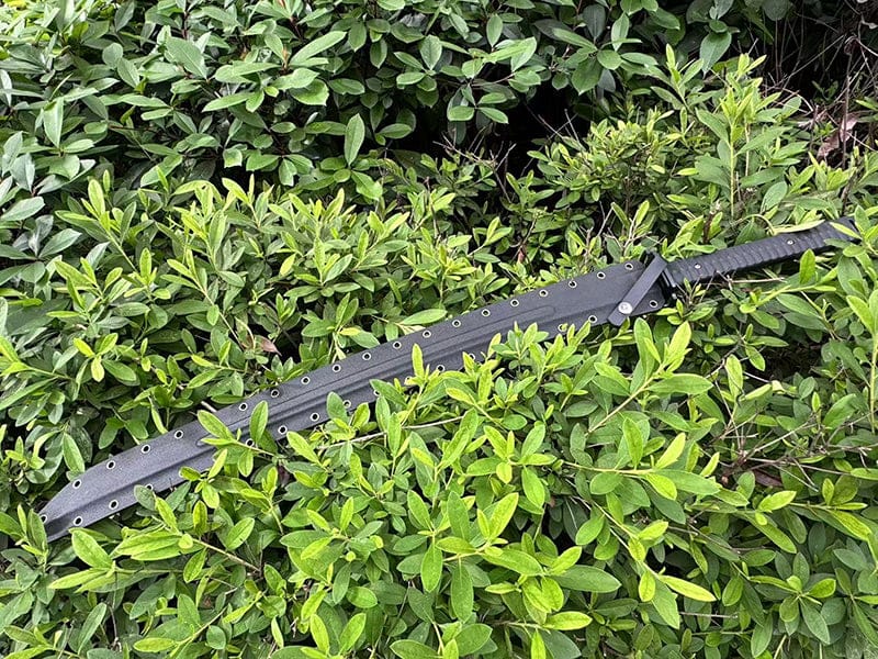 Customer photo review of Pioneer Katana (Tactical Katana™ – Titanium-Coated Version)