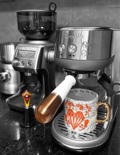 Customer photo review of Bottomless Portafilter (Hybrid)