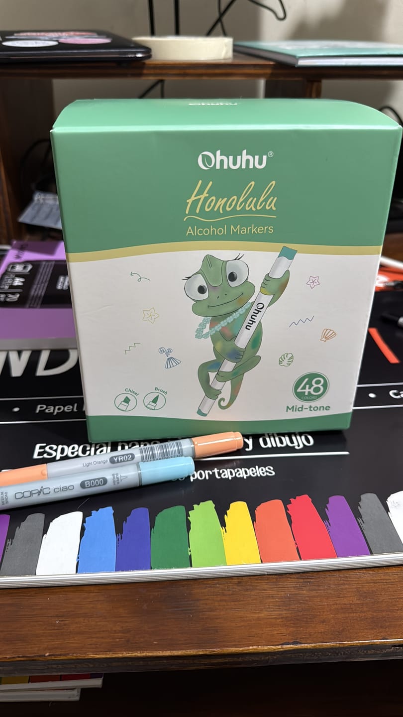 Customer photo review of Copic Ciao - Marcador Recargable (180 Colores)