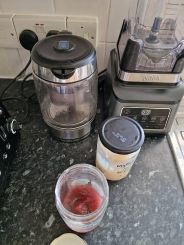 Customer photo review of Seamoss Gel Bundle - Purple & Gold (720ml each)