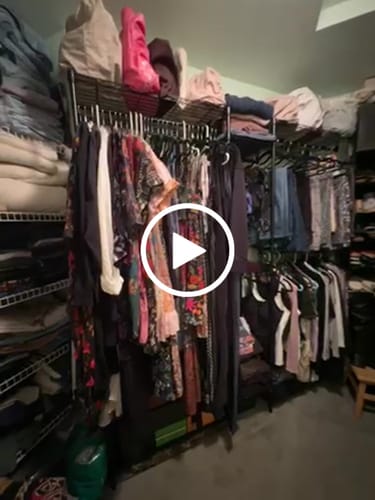 Customer video review of Raybee 77"H 900 LBS Clothing Rack,Freestanding Closet Wardrobe Rack, Metal Garment Rack