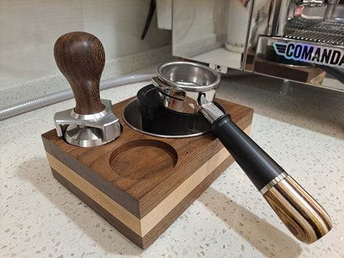Customer photo review of Portafilter with a Double Spout for Espresso Machines