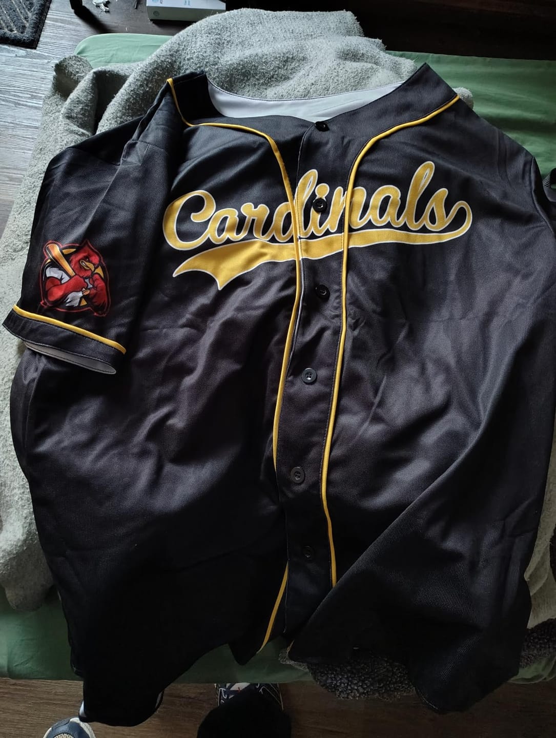 Customer photo review of Custom Baseball Jersey Stitched Personalized Baseball Sports Uniform For Men Women Boy