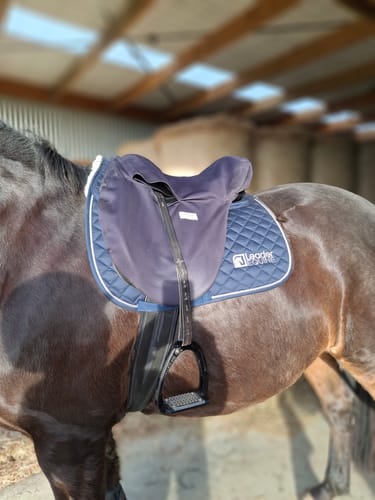 Customer photo review of LE Performance Dressage Saddle Pad with Shims