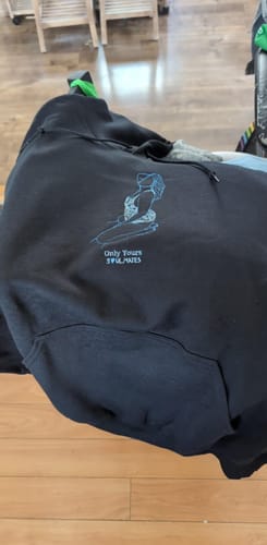Customer photo review of Spicy Custom Embroidered Photo Hoodie
