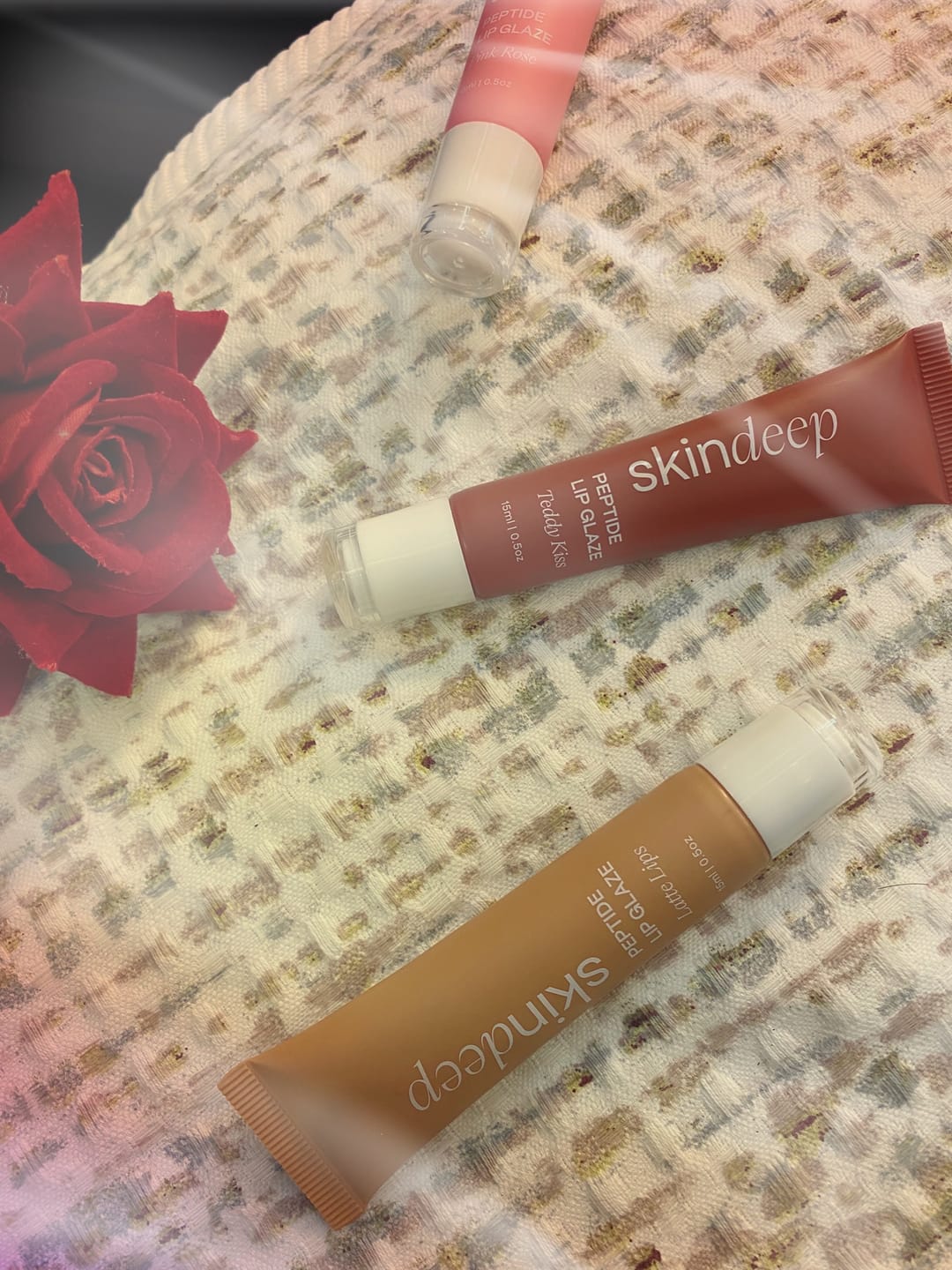 Customer photo review of Peptide Lip Glaze Set