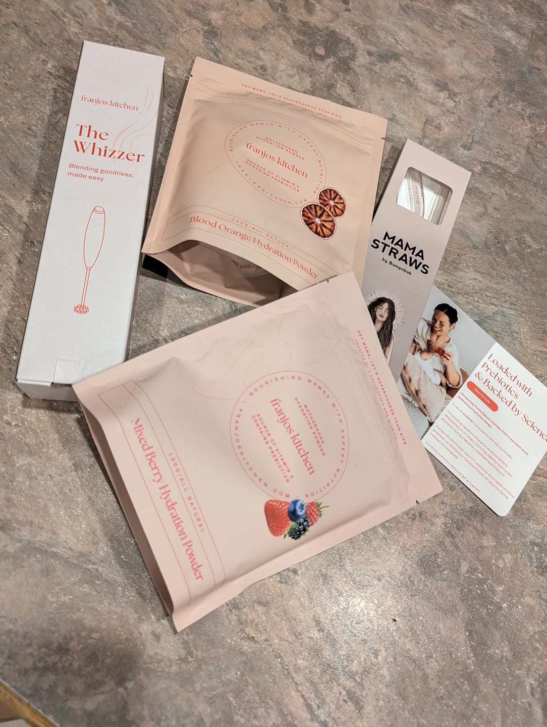 Customer photo review of Motherhood Hydration Powder - Mixed Berry