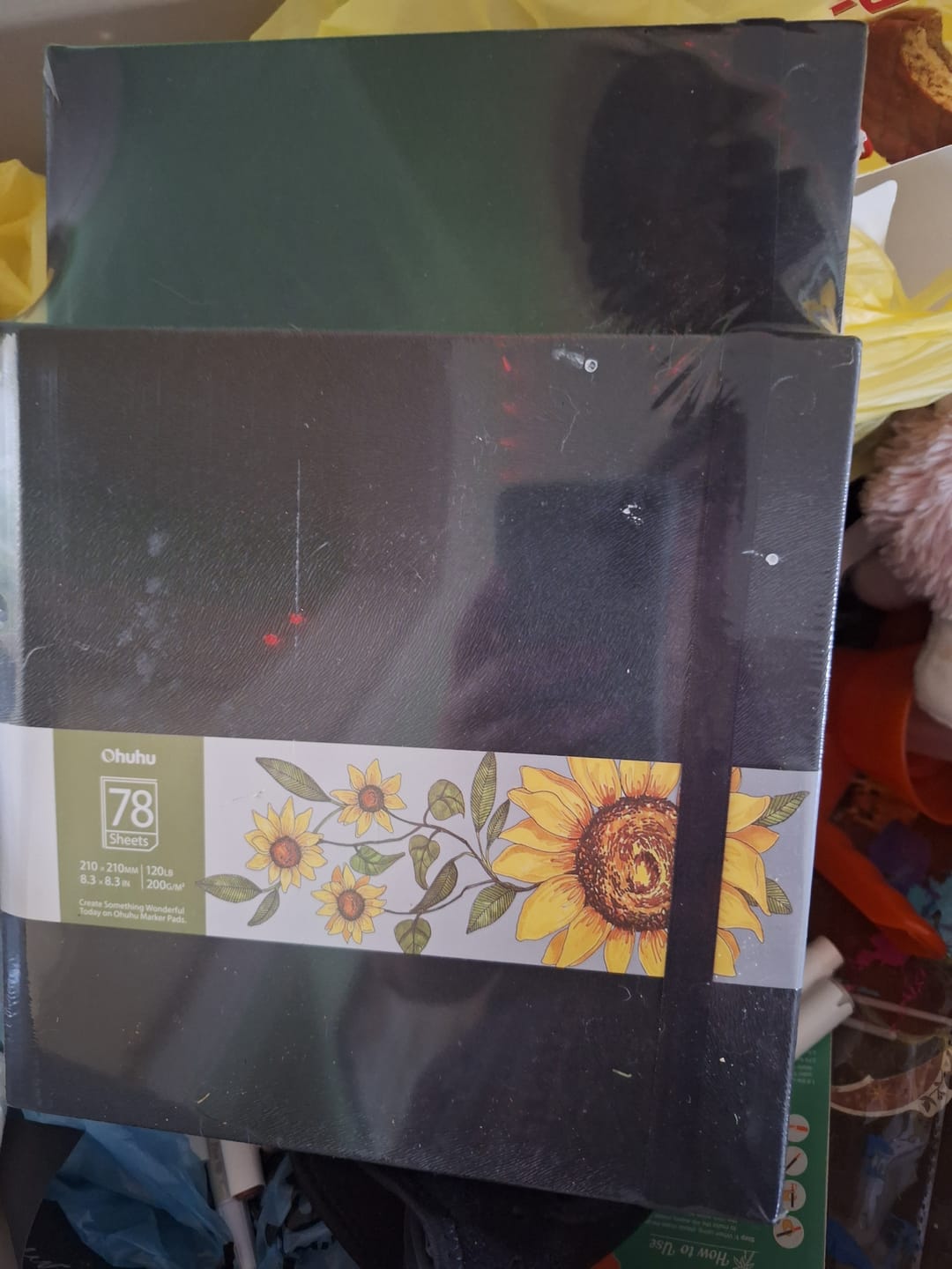 Customer photo review of Ohuhu Marker Pads Art Sketchbooks for Markers, 2 Pack