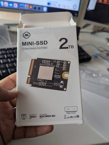 Customer photo review of 2TB Drive for Mac Mini M4