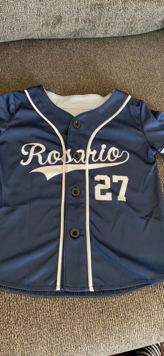 Customer photo review of Custom Baseball Jersey Stitched Personalized Baseball Sports Uniform For Men Women Boy