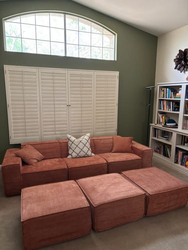 Customer photo review of M1 Ottoman Sofa Seat