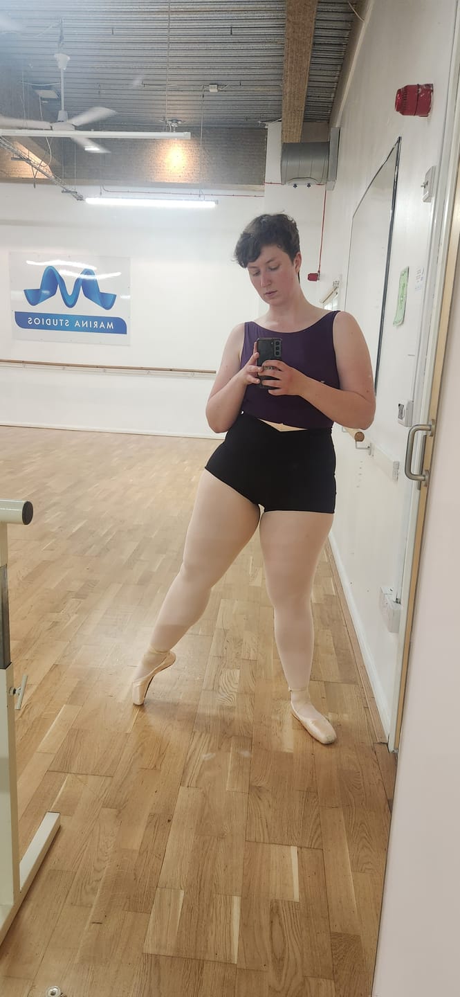 Customer photo review of Ballet Tights Convertible - Pink