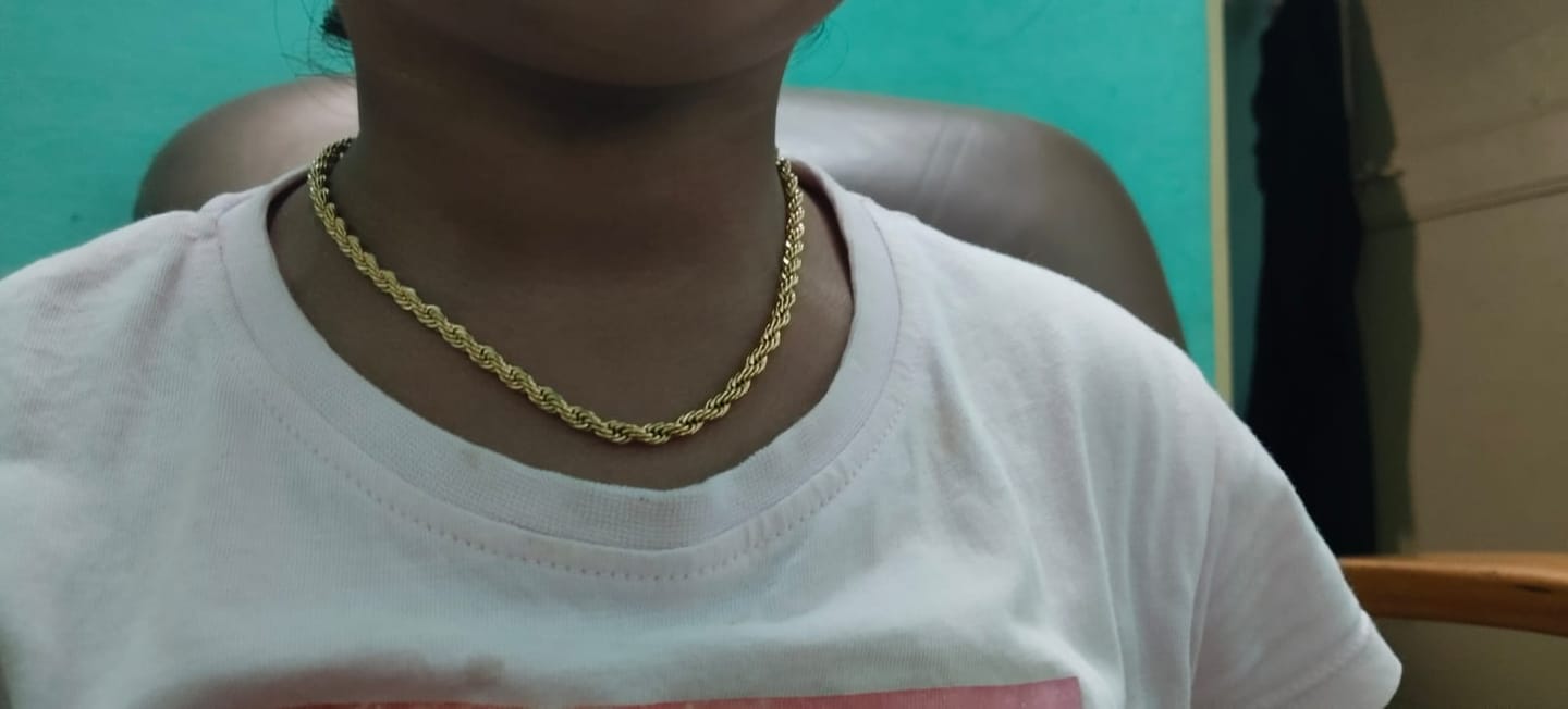 Customer photo review of Rebel Rope Chain