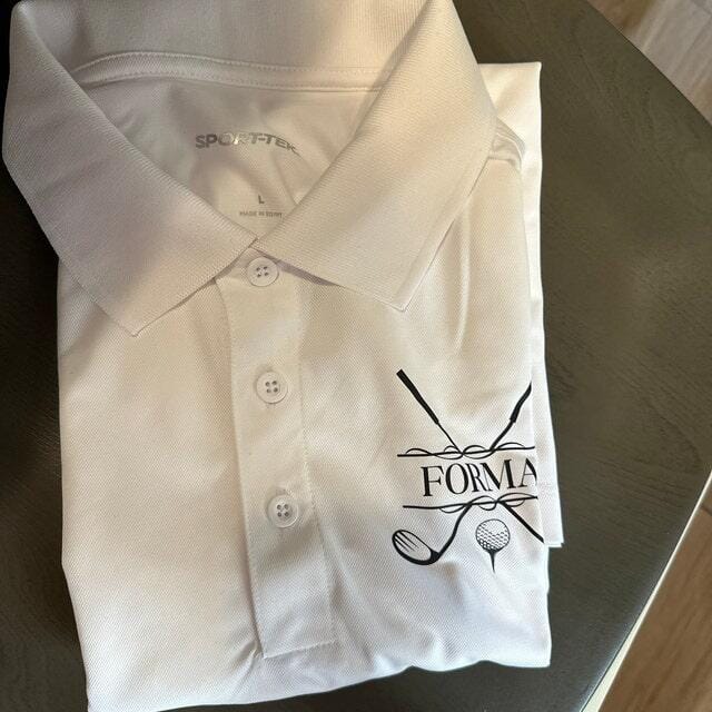 Customer photo review of Custom Monogrammed Golf Polo, Personalized Golf Polo, Customized Polo for Golfer, Great Gift for Dad, Father, Golf Gift for Men, Golf Shirt ET0004