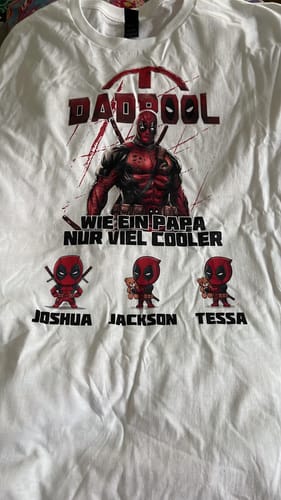 Customer photo review of Dadpool - personalisierbar