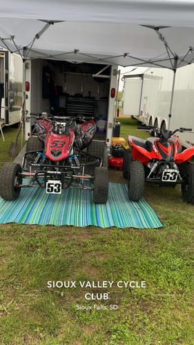 Customer photo review of Racing Canopy Pit Light Set - 10,000 Lumens