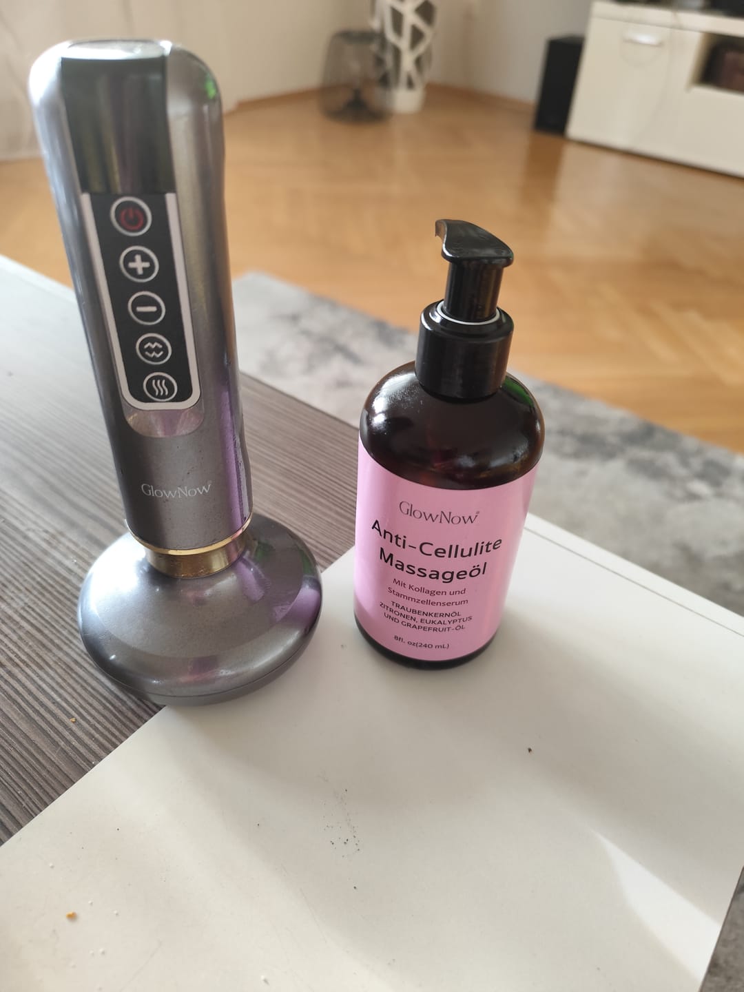 Customer photo review of GlowNow Cellulite-Massagegerät™